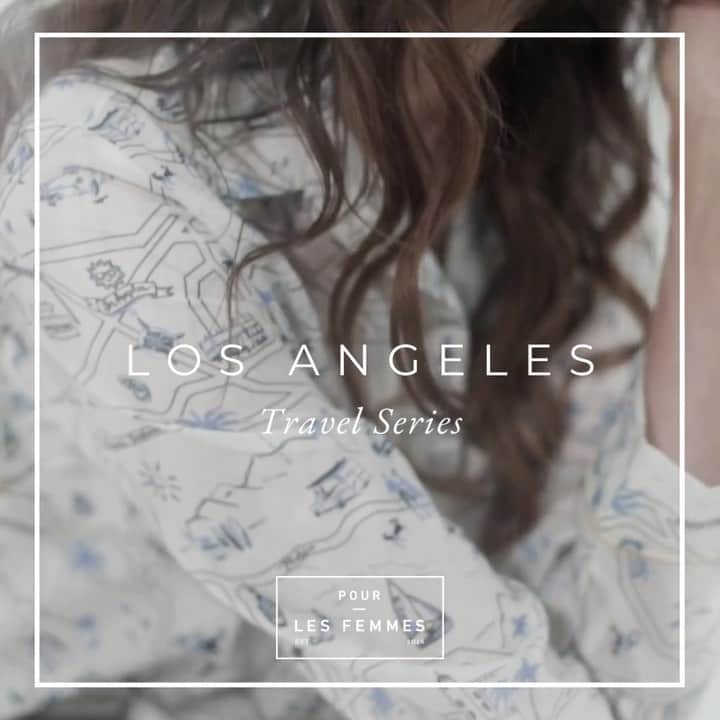 ロビン・ライトのインスタグラム：「A little nostalgia for home 🤍  Pour Les Femmes' Travel Series - Los Angeles  @pourlesfemmesofficial」