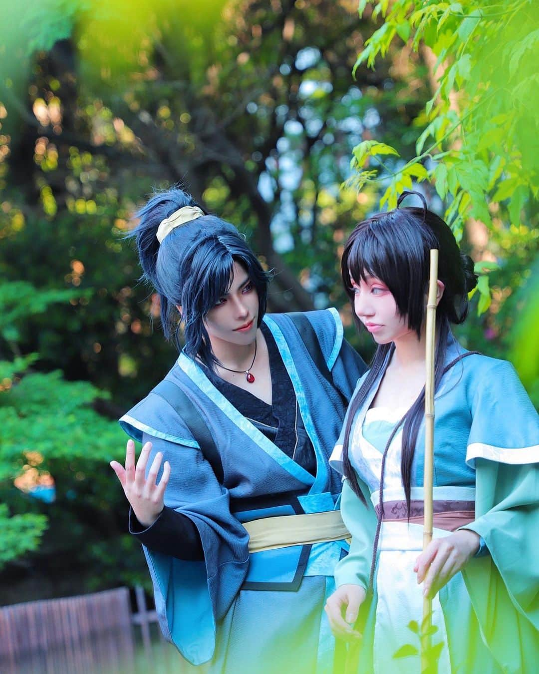 優衛門（YUEMON）のインスタグラム：「#mdzs #xueyang #cosplay #魔道祖師 #薛洋 #阿箐 #義城   photo:柴田」