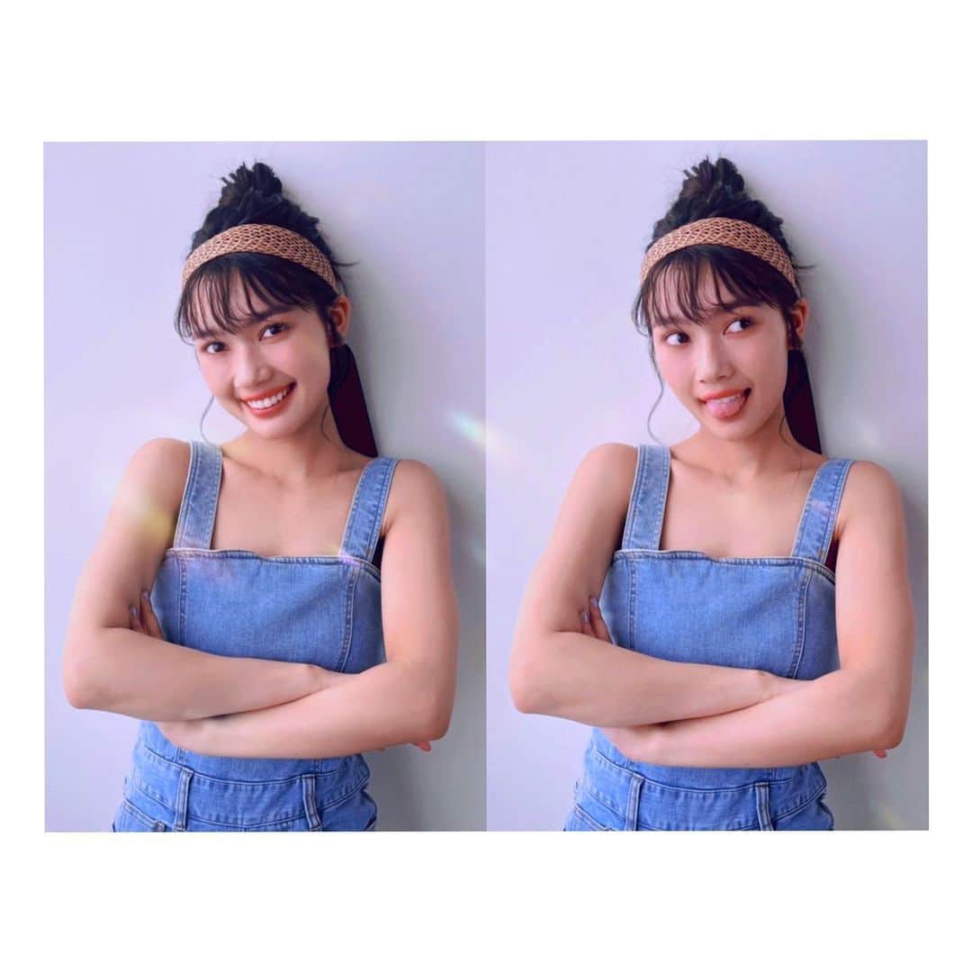 新井舞良のインスタグラム：「明日から6月だね〜！ 夏楽しみだ🌷🌷🌷  Today is the last day of May. Let's welcome the summer in with June!」