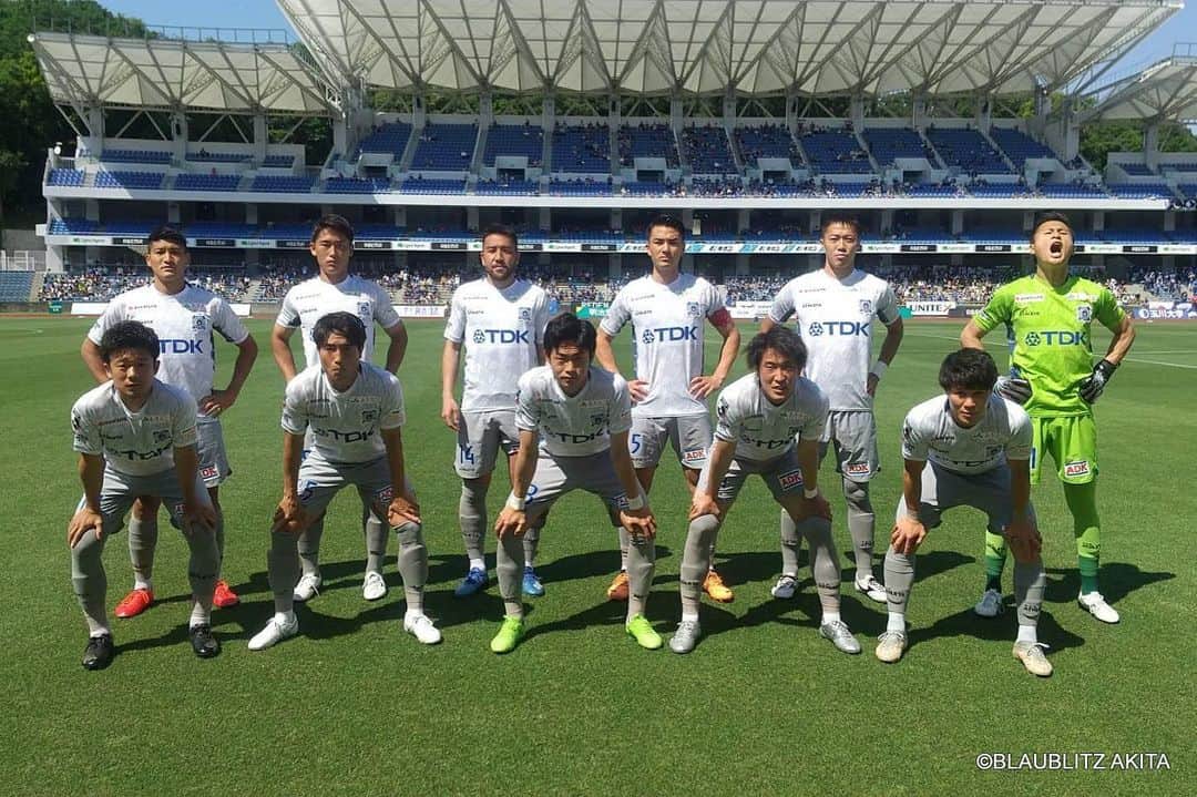 下坂晃城のインスタグラム：「. 勝ちたかった試合⚽️ #ブラウブリッツ秋田 #町田ゼルビア」
