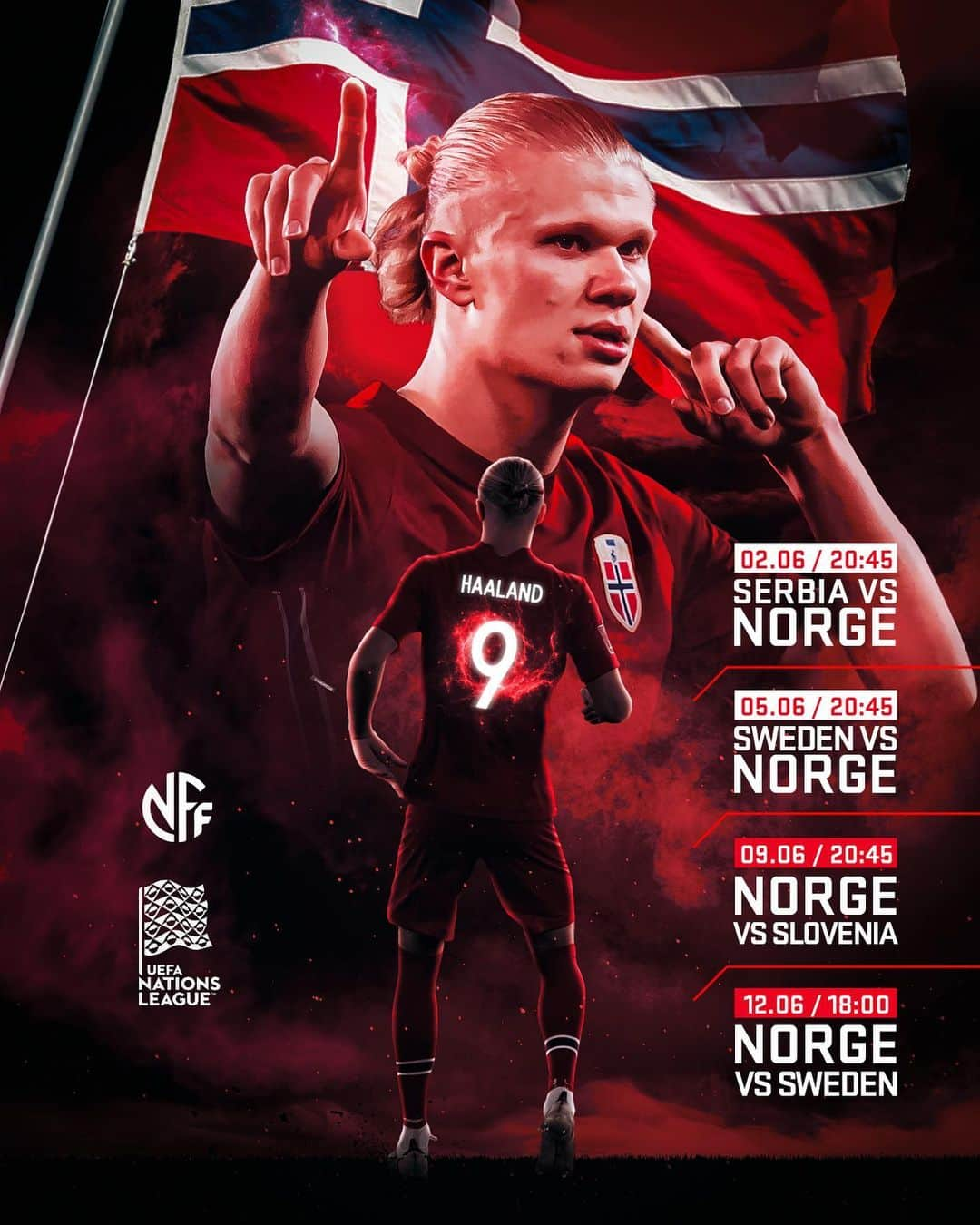 アーリン・ブラウト・ハーランドさんのインスタグラム写真 - (アーリン・ブラウト・ハーランドInstagram)「Looking forward to getting our #nationsleague campaign underway! 🇳🇴」5月31日 20時45分 - erling.haaland