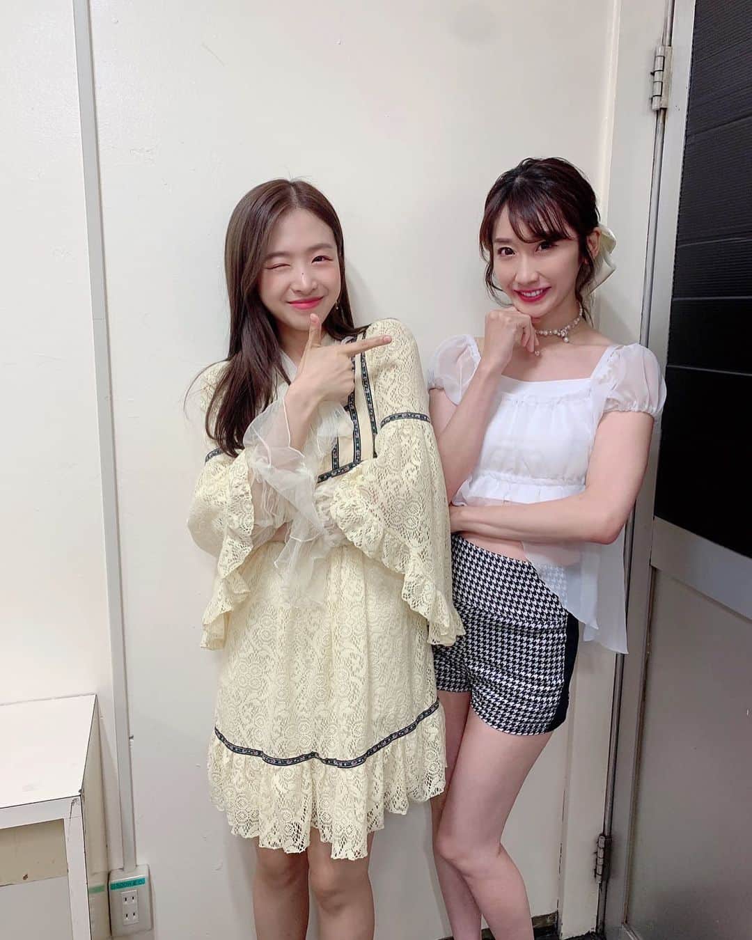 小原春香のインスタグラム：「元APRIL KIM CHAE WON （ム・チェウォン）ちゃん  可愛いすぎました🤍お歌も素敵♪」