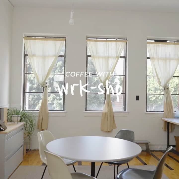 Blue Bottle Coffeeのインスタグラム：「Next up in our “Coffee With…” series, we welcome Ryan Upton and Airi Isoda from @wrk_shp to chat with us about the countless cafes they've designed for us, their design process and how they find inspiration in every day experiences.」