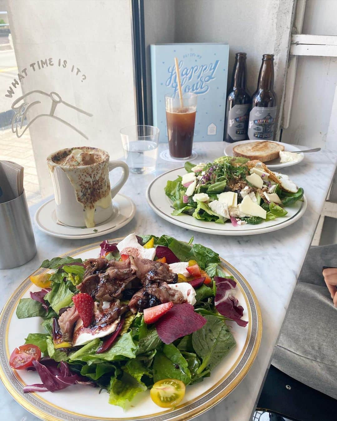 のインスタグラム：「lunch time…🍽💞 ゆかちゃんと会った日~たくさん歩いた😽  #広尾カフェ」