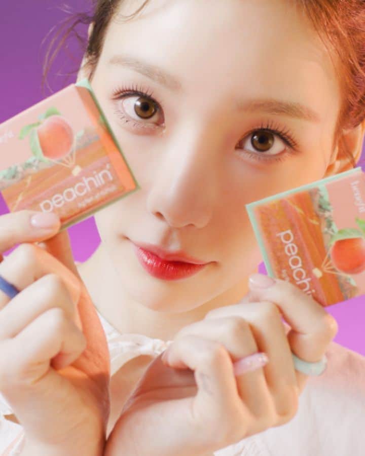 テヨン のインスタグラム：「🍑 @benefitcosmeticskorea」