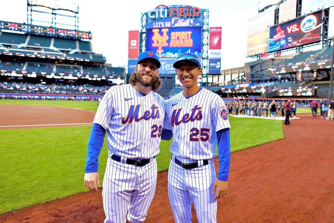 加藤豪将のインスタグラム：「High School Teammates ➡️ NY Mets」