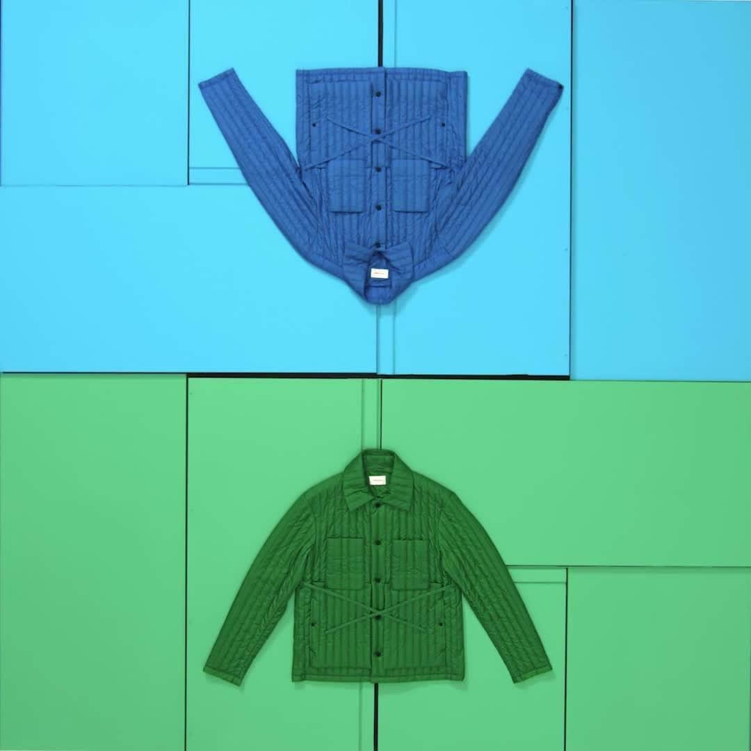エルエヌシーシーのインスタグラム：「A lesson in folding from @Craig__Green  Shop the Quilted Worker Jacket on LN-CC now.」