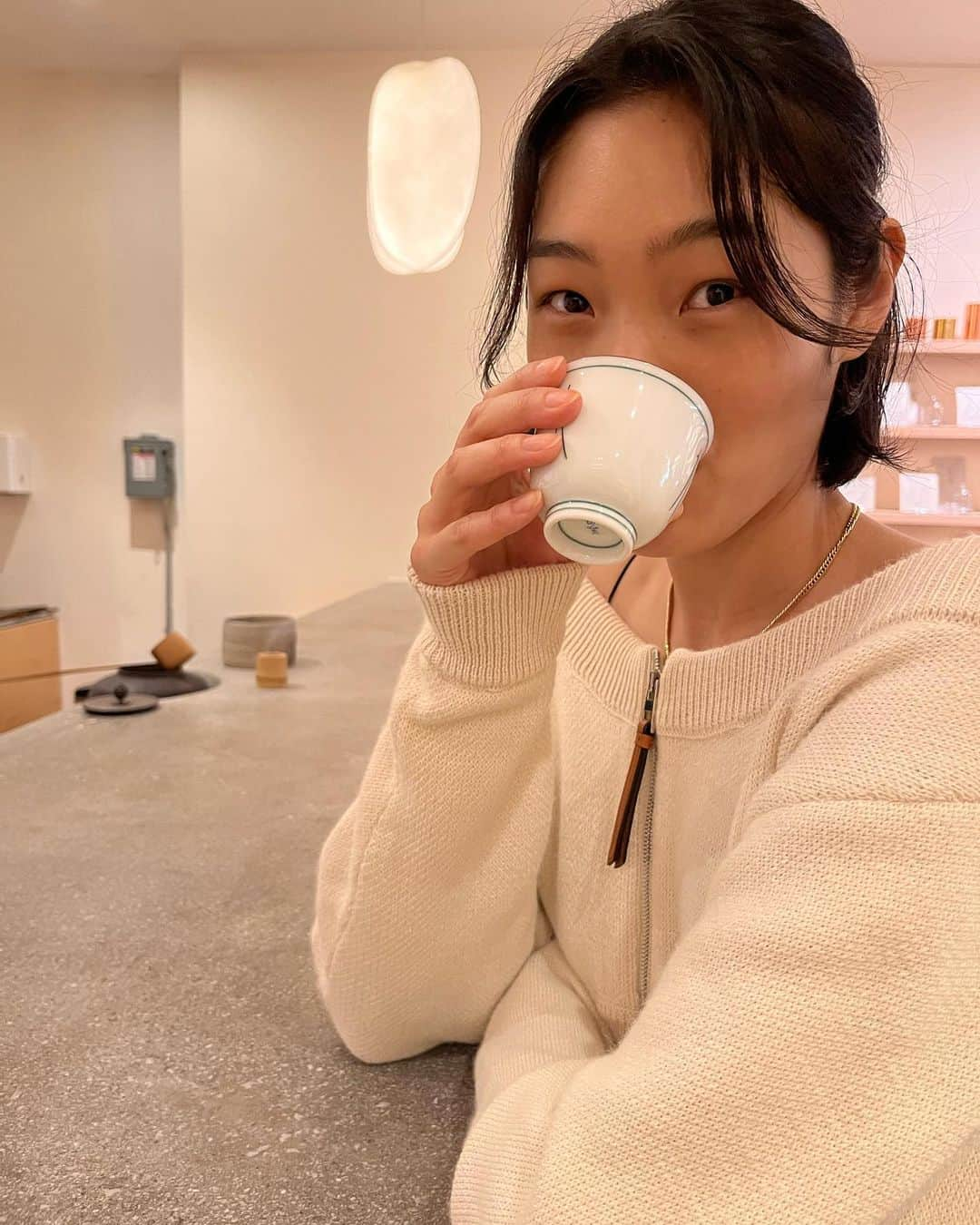 小椚ちはるのインスタグラム：「🍵🍵🍵  #kettltea #greenpoint」