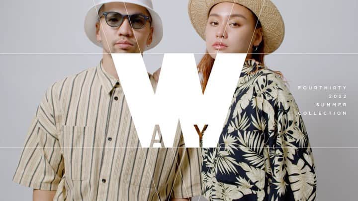 杉村友規のインスタグラム：「4️⃣3️⃣0️⃣  FOURTHIRTY 2022 SUMMER/AUTUMN COLLECTION 「WAY」  430 : @fourthirty_official  Creative direction : @tamao430  Art direction : @noza_lilt  Photo : @dyid3sin  Styling : @jodohajime  Composer : @djzeek_  Catalog creation :@hidden_champion  Production : @fourthirty_official  MODEL : @steez21 / @yuk1nco   #fourthirty #2022 #summer #autumn #way」