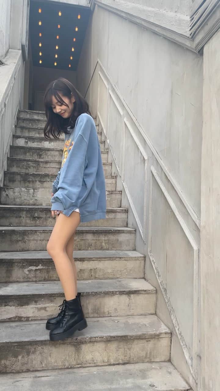 杉浦みずきのインスタグラム：「ラフスタイルで渋谷散歩〜🍃  @alvertz_official  @zara」