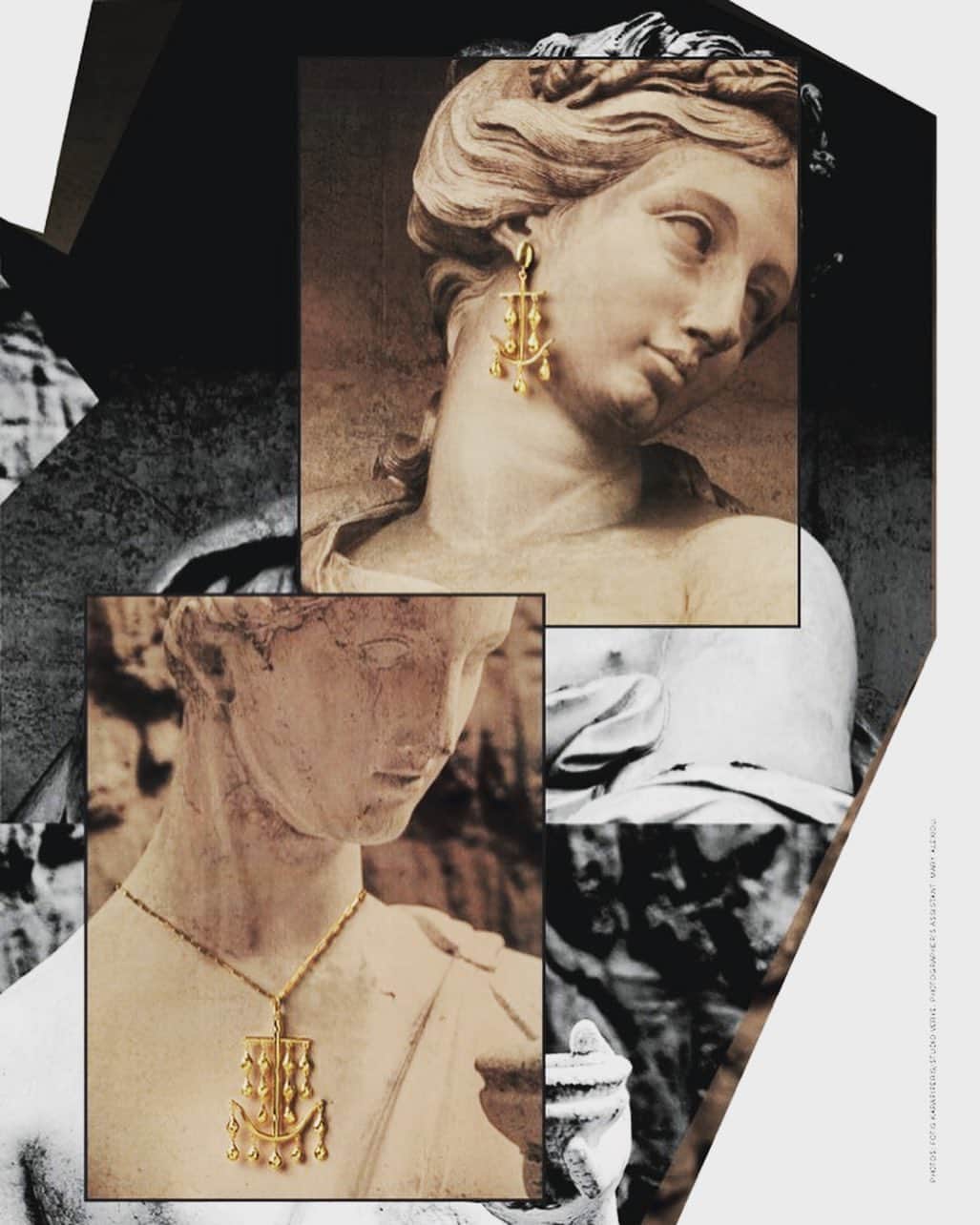 ソフィア ココサラキのインスタグラム：「Thank you Elis & the team at Vogue Greece for the wonderful article and images of the new jewellery collection. #sophiakokosalaki, #sophiakokosalakijewelry」