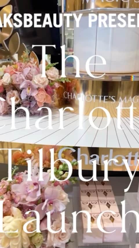 Saks Fifth Avenueのインスタグラム：「ICYMI: Celebrating her much-anticipated launch with Saks, @charlottetilbury shows us how to get her iconic (Pillow Talk) glow. Tap to view the products used. #SaksBeauty」