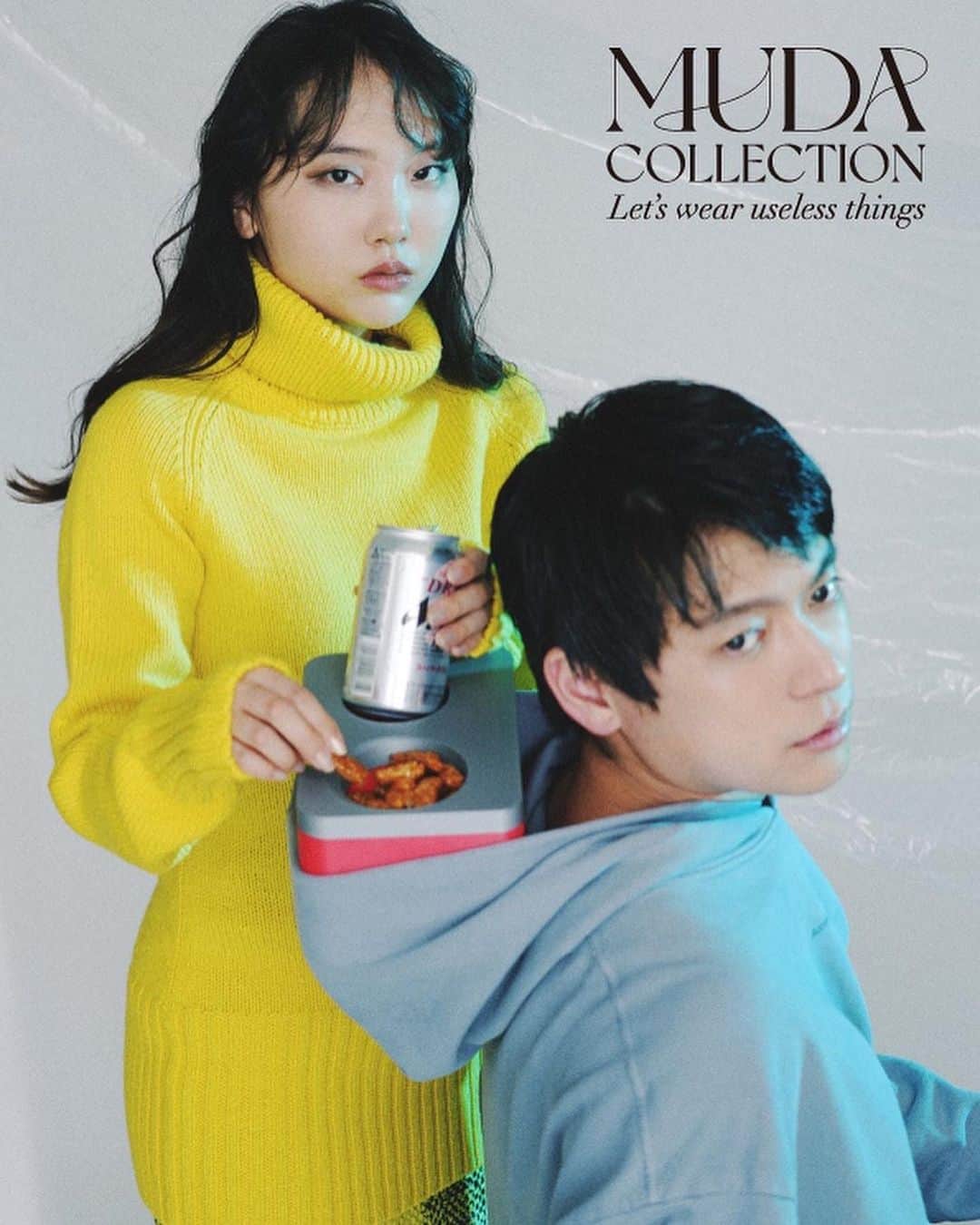 藤原麻里菜のインスタグラム：「MUDA Exhibition  MUDA COLLECTION 2022 Summer -Let’s wear useless things-  2022 6/21 -6/30  西武渋谷店　B館5階 特設会場」