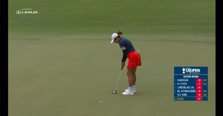 のインスタグラム：「Need more of this for the weekend! @uswomensopen 💙❤️🤍」