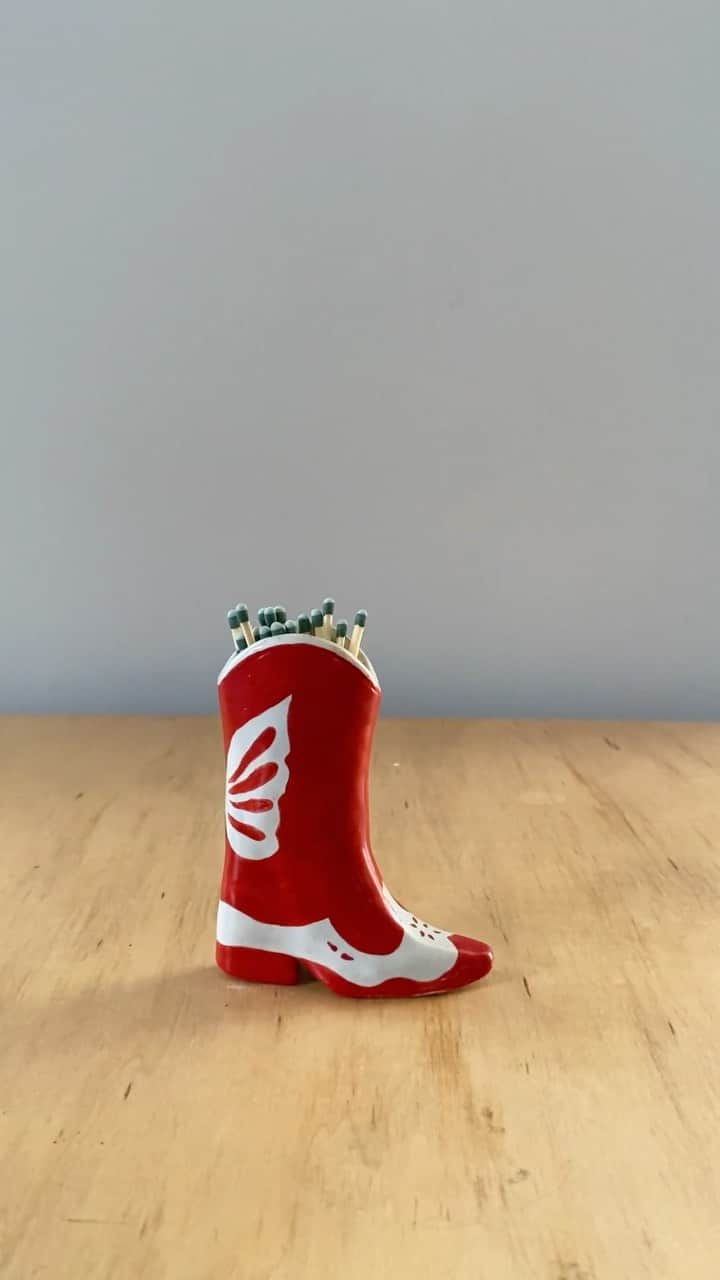のインスタグラム：「Say👋 to the limited edition (!!!!!) cowboy boot created by the incredible new-media strategist and hobbyist Christine Mai Nguyen @chrissstttiiine available today at the GANNI Austin store for the first 30 visitors that make a purchase on opening day.   See you there 11am CST   📍 1200 South Congress Ave. Austin, TX 78704  #GANNI #GANNIGirls」