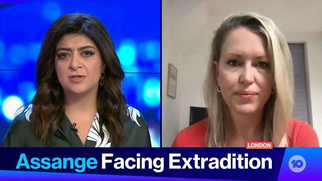 のインスタグラム：「Julian Assange lawyer @suigenerisjen speaks to Australia's @theprojecttv : "There is still a long way to go...this case is and always has been political...he should not be in prison"」