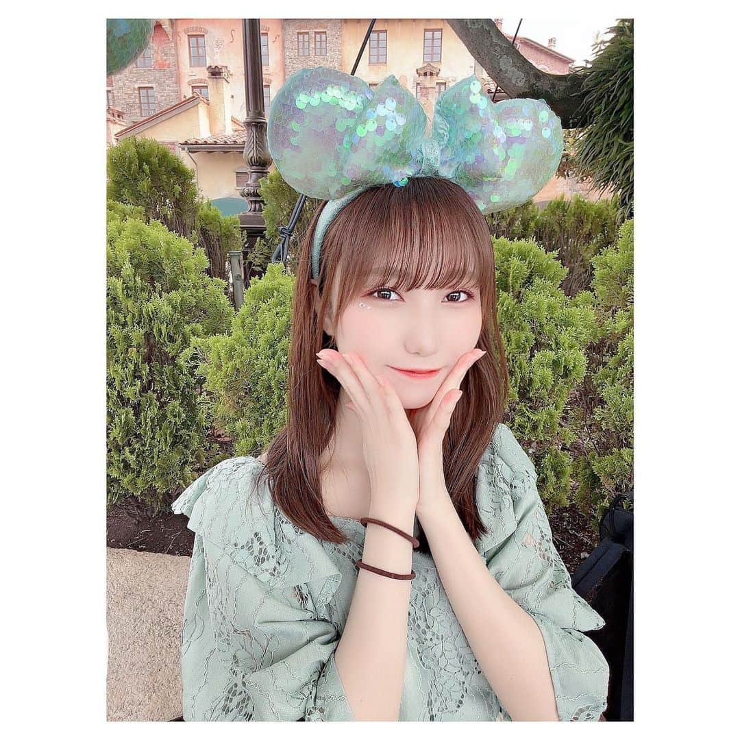 宮田有萌さんのインスタグラム写真 - (宮田有萌Instagram)「Disney Sea .｡.:*☆  アンダーのメンバーみんなでディズニーシーに行ってきた時のお写真ですd(￣ ￣)  何気に人生初のシーでしたっ(*⁰▿⁰*)  幸せな時間はあっという間だ〜(*´-`)  #ディズニー #ディズニーシー #ディズニーリゾート #ディズニーランド #東京ディズニーランド #東京ディズニーシー #東京ディズニーリゾート #ディズニーコーデ #ディズニーカチューシャ #カチューシャ #緑コーデ #グリーンコーデ #ロングヘア #ストレートヘア #宮田有萌 #disney #disneysea #disneyland #tokyodisneyland #tokyodisneysea #tokyodisneyresort #green #greenfashion #fashion #longhair #brownhair #straighthair」6月19日 20時58分 - yume_m1017