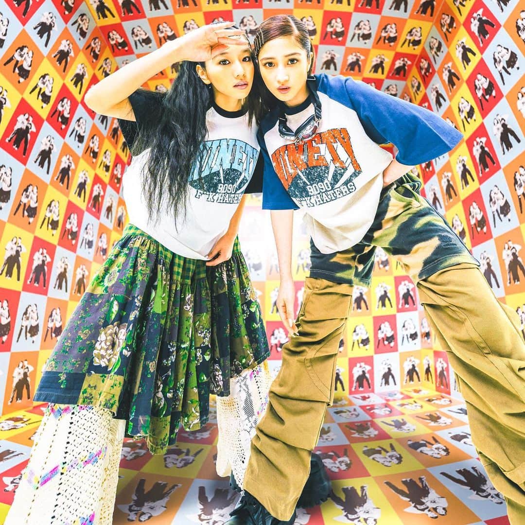 のインスタグラム：「9090 visual with @taki_faky ❤️‍🔥 ㅤㅤㅤㅤㅤㅤㅤㅤㅤㅤㅤㅤㅤ @9090s_  #9090 hair&make up @katohairmake  photographer @junpei_suzuki0504  stylist @zi_zo_style」
