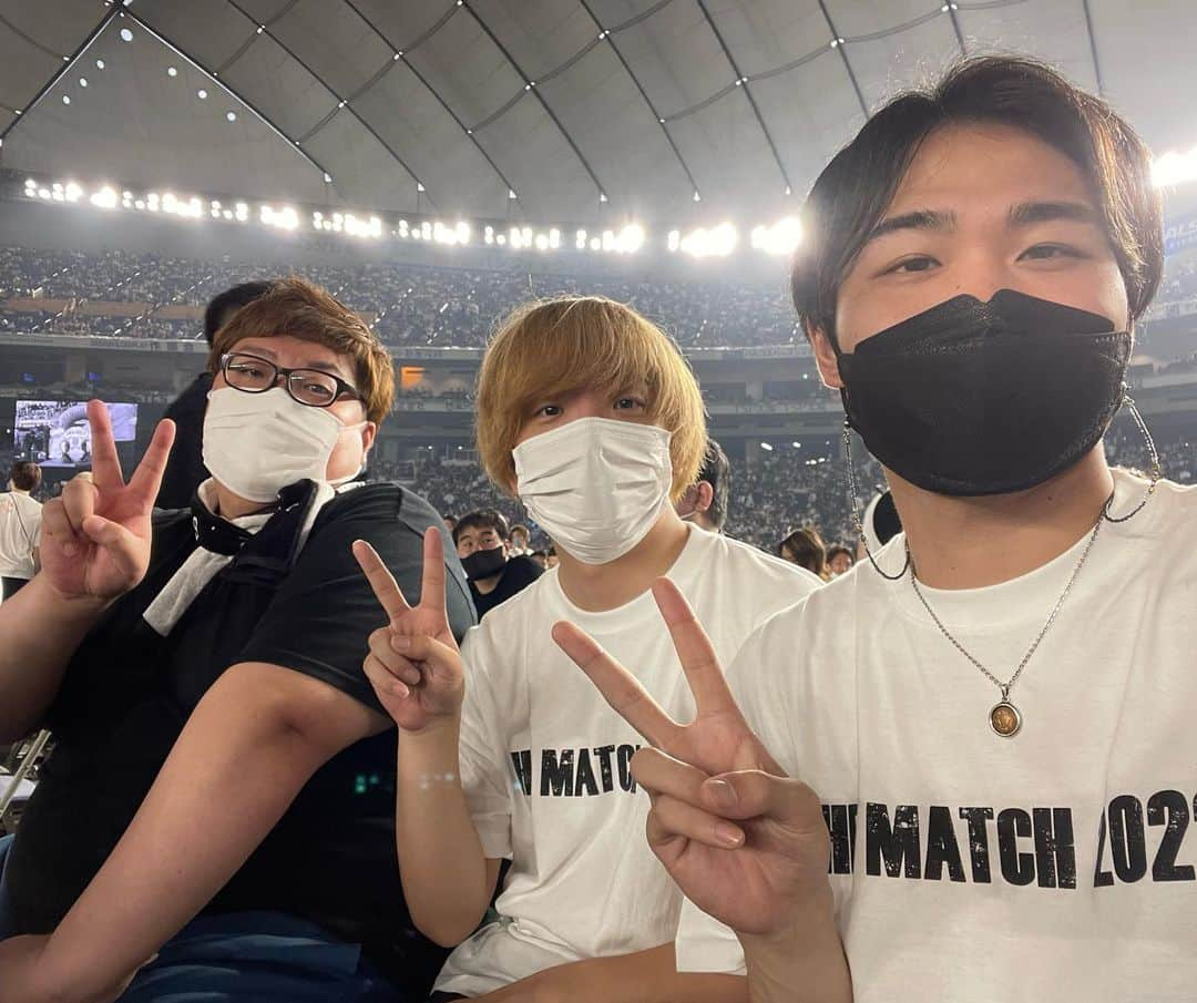 けんすけのインスタグラム：「最高のエンターテイメントでした。。。  #Thematch2022」