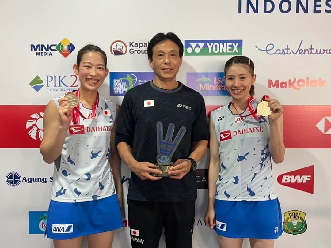 志田千陽さんのインスタグラム写真 - (志田千陽Instagram)「. インドネシアオープン、優勝することができました🥇✨ 応援ありがとうございました。」6月20日 3時14分 - _chiharushida_