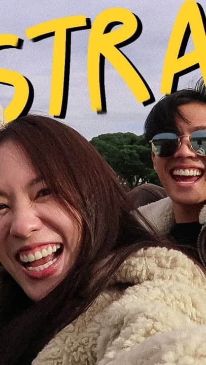 PIMTHAのインスタグラム：「มาแล้วจ้าาาา Youtuber หน้าใหม่! กับไปไหน..ไปด้วย! With Bank Pimtha Vlog แรกของพวกเรา 2 คน ณ Melbourne Australia! 🦘 อัดแน่นไปด้วยความวุ่นวายย ขอฝากเนื้อฝากตัวที่ช่องยูทูปThitithani ด้วยเจ้าาาา @bank_thiti  https://youtu.be/W4-37Eej0TQ」