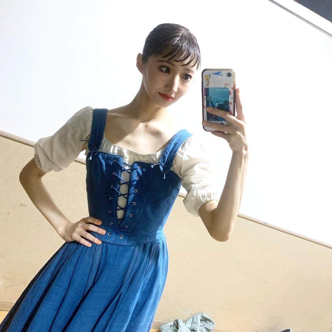 飯島望未のインスタグラム：「💙💗」