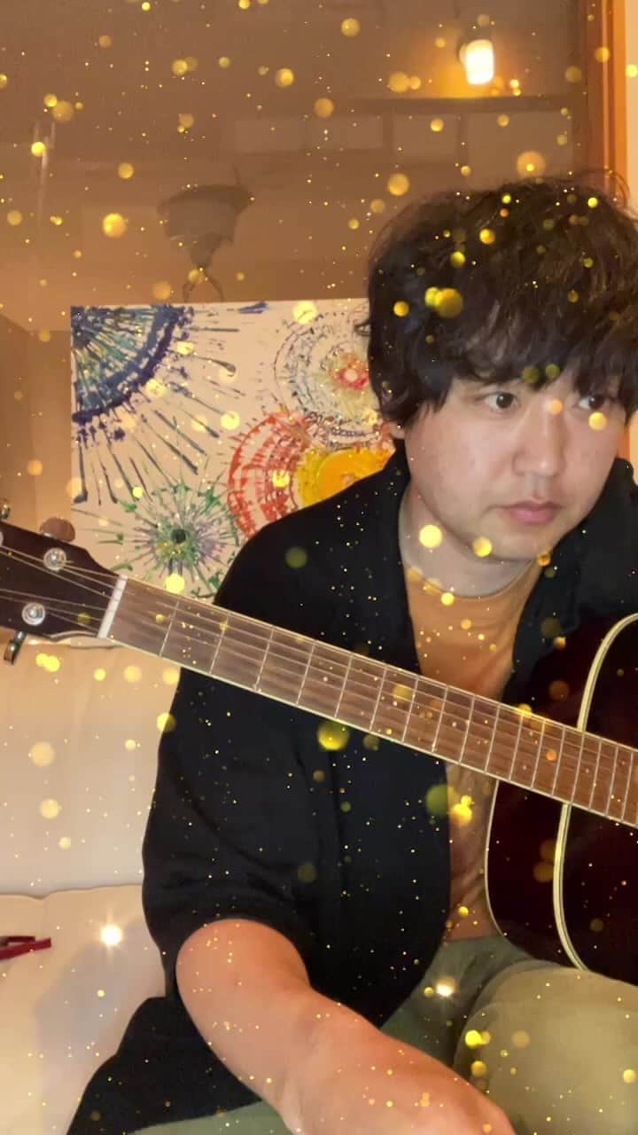 武田双雲のインスタグラム：「歌うだけの双雲 新曲も歌ったど」