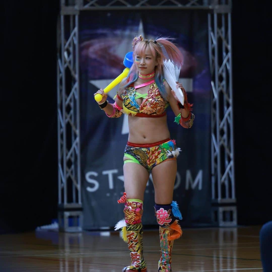 のインスタグラム：「本気の戦いじゃ  #stardom」