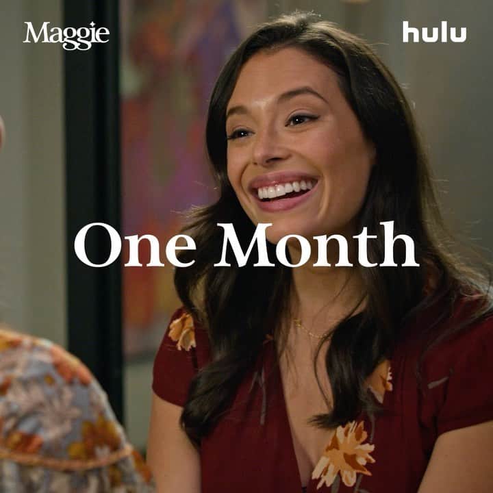 クロエ・ブリッジスのインスタグラム：「I’m so exciteddd @maggieonhulu airs one month from today! #maggieonhulu」