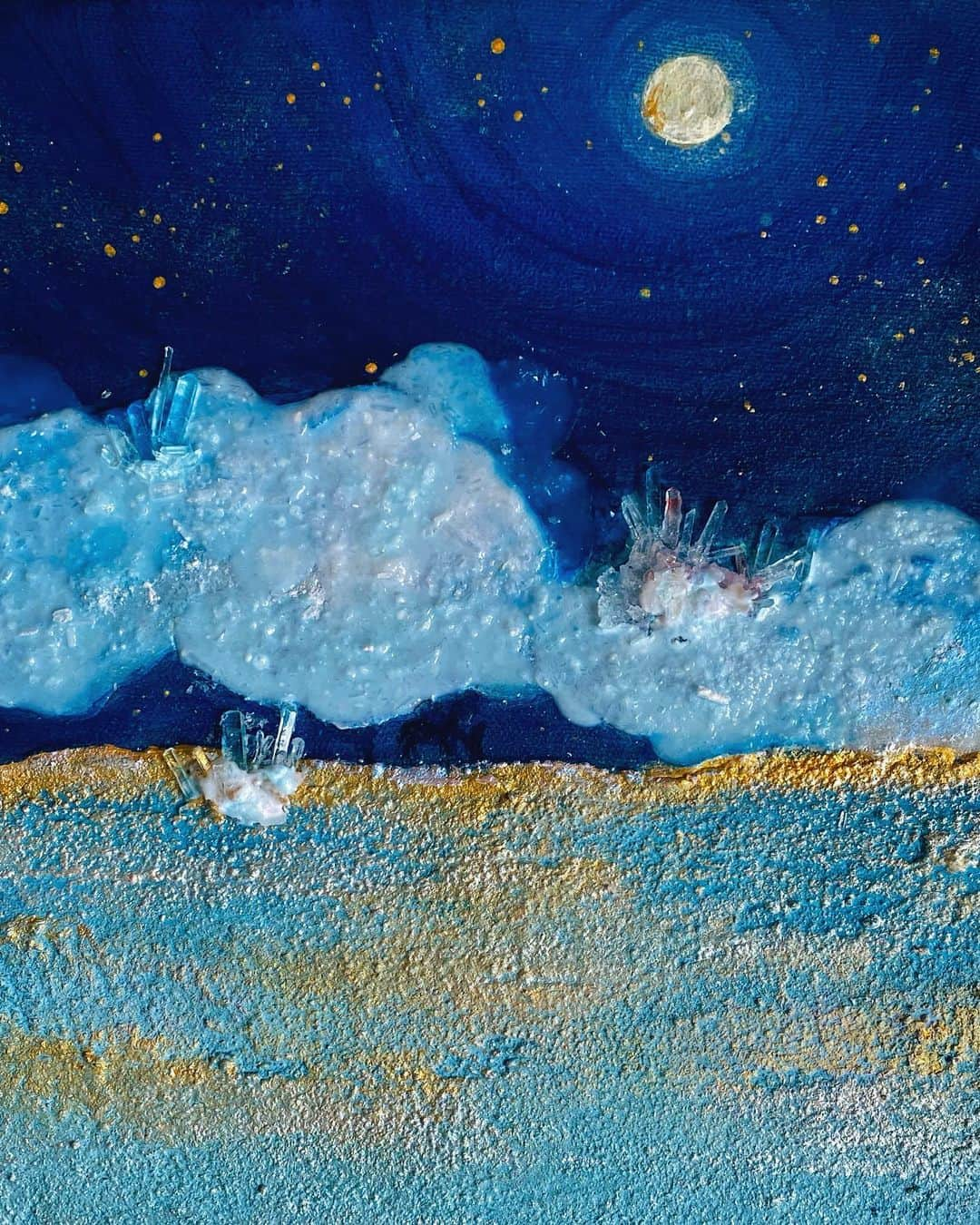 澤田友美さんのインスタグラム写真 - (澤田友美Instagram)「. Midnight of light. ☁️🌕🐫 . . . #paint #midnight #moon #alchemist」6月7日 3時13分 - tomomi__sawada