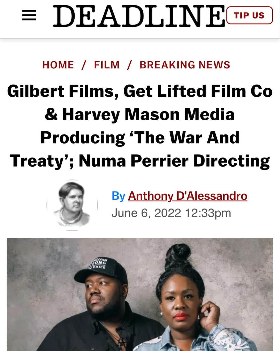 ウィル・マコーマックのインスタグラム：「@thewarandtreaty love story and their  music changed my life. I was honored and humbled to write this film  w my brother, the talented @craig_borten . Then we get our DREAM director!? Superstar Numa Perrier!?!! Thanks to the great @iamandrewgould for starting this whole fire. We are excited, and we are coming for ya!」