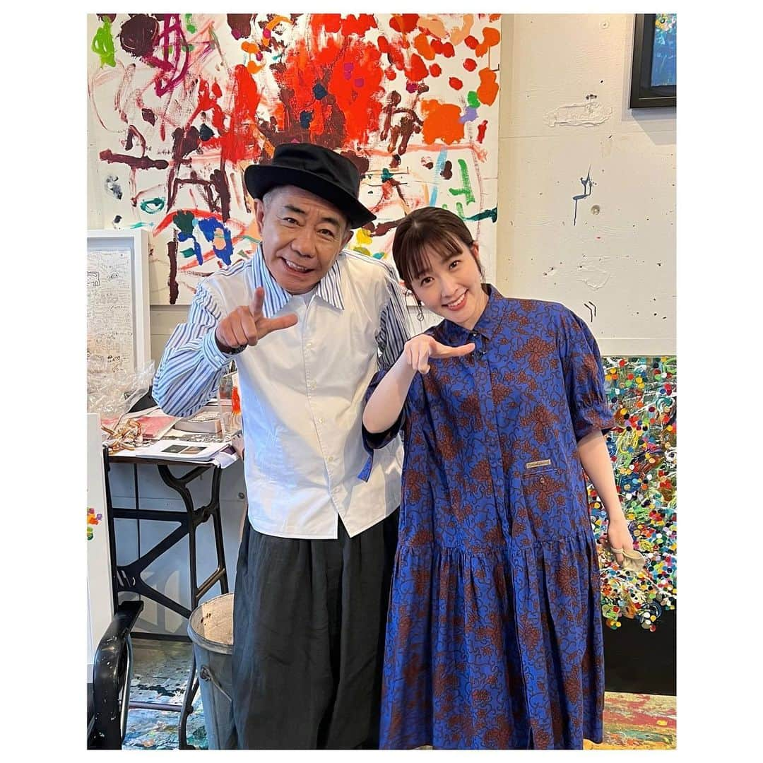 三上真奈さんのインスタグラム写真 - (三上真奈Instagram)「* 久しぶりにのりさんに会えました🫶  木梨憲武展、 上野の森美術館で開催中です🎨🤍 たーくさんのパワーがもらえるはずです☺️  #ノンストップ！」6月7日 19時31分 - mana.mikami47