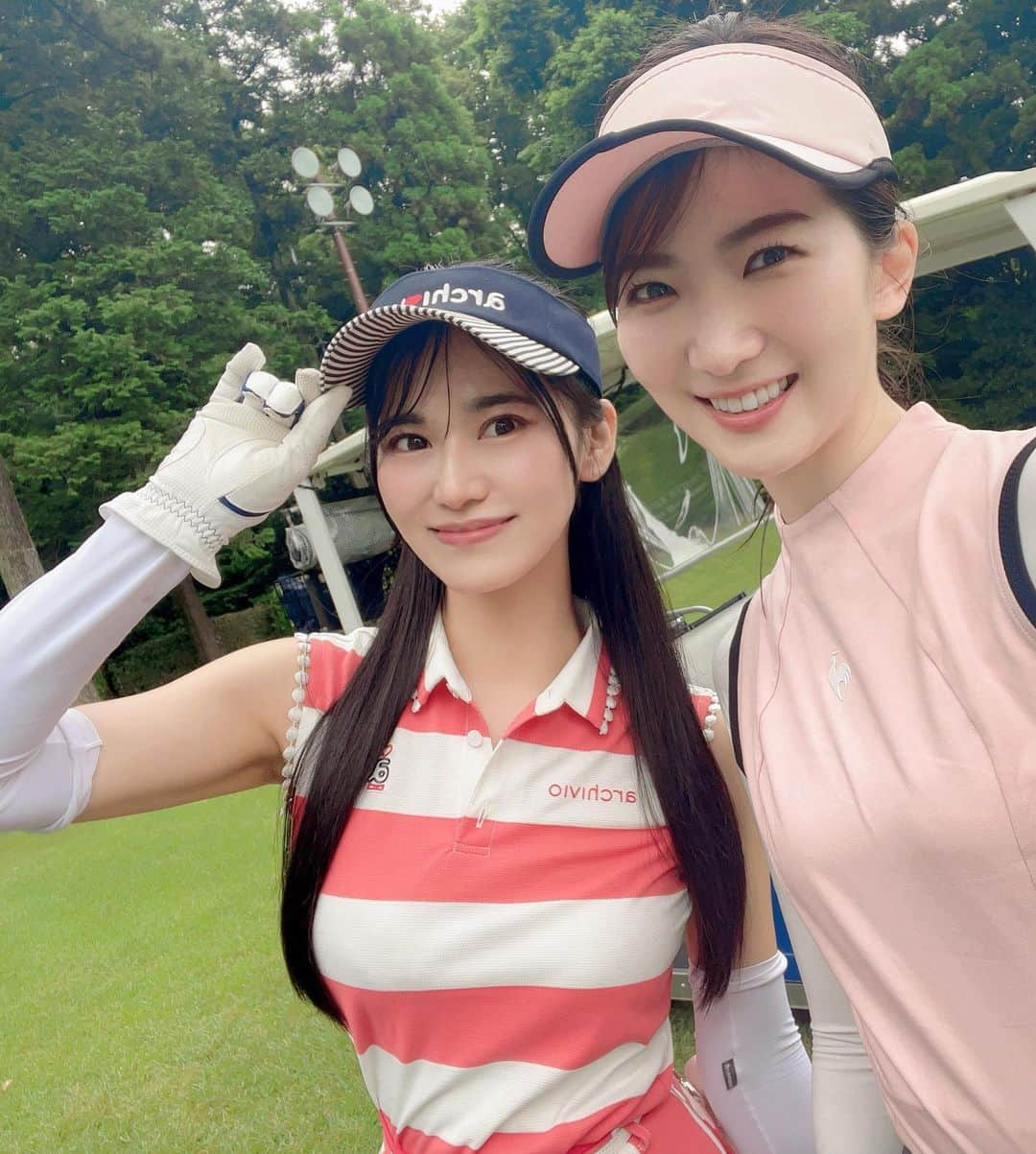 七尾エレナさんのインスタグラム写真 - (七尾エレナInstagram)「ウィメンズゴルフJGGAカップ in 柴カントリークラブ⛳️  一般社団法人 日本ゴルフ用品協会が主催の ゴルフコンペに参加してきました✨  結果は過去最悪だったけど😂w 女の子だけのコンペで ワイワイ楽しくラウンドできて 良い思い出になりました！  下手すぎるから 本当にちゃんと練習しよう…😭  #JGGA #ウィメンズゴルフ #JGGAカップ #日本ゴルフ用品協会 #柴カントリークラブあやめコース #アルチビオ #archivio #ゴルフ女子 #ゴルフコーデ #アルチビオコーデ」6月7日 20時05分 - elenananao