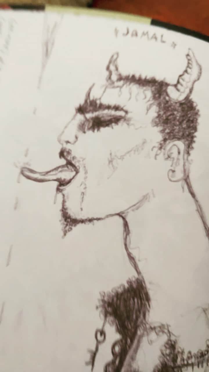 JULIEN D'YSのインスタグラム：「…..A…….NEver too late ❤️🗝🪡!!!! My contribution for Francesco ,curator at… A…!! my drawing in  @amagazinecuratedby @asliceofbambi @danthawley @blakeabbie  @mikemeire @mavistaiano #carnetjuliendys @marni ❤️👁」