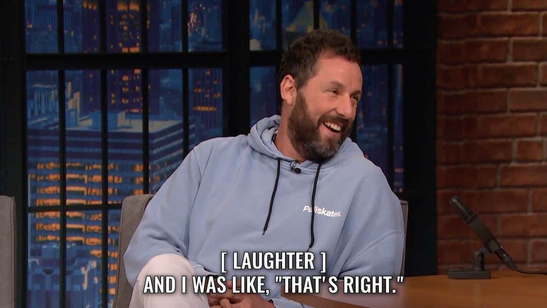のインスタグラム：「No one believed @AdamSandler’s chance encounter with Bruce @Springsteen.」