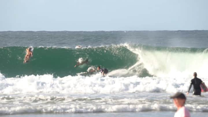 大原洋人のインスタグラム：「One wave from Snapper rocks  Film @shinnosuke__suzuki   練習とは試合では波が全然違かった またここで試合したいな」