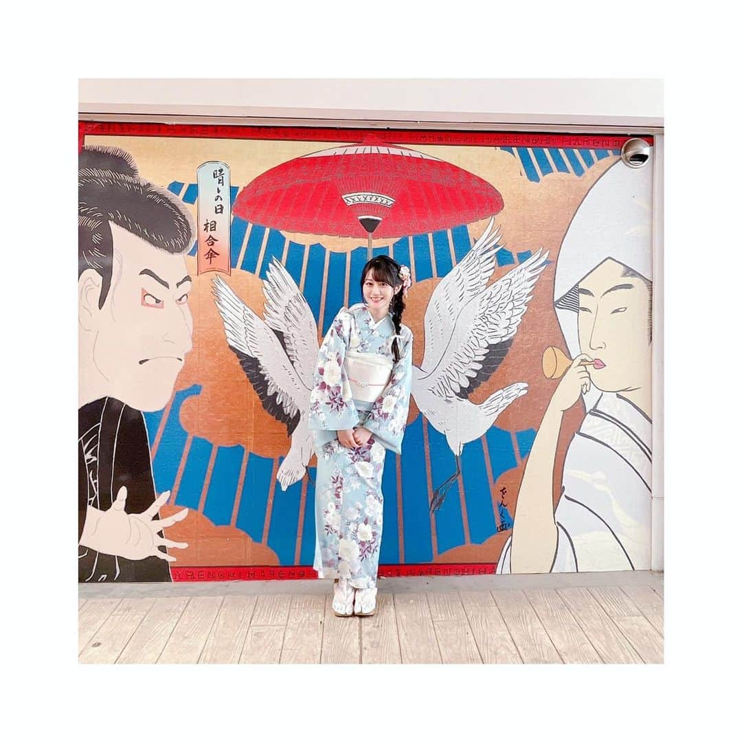 小倉唯のインスタグラム：「羽みたい°ʚ(*´˘`*)ɞ°.  #浅草 #⛩ #🏮#👘 #asakusa #声優グランプリ  #ゆいたいむ」