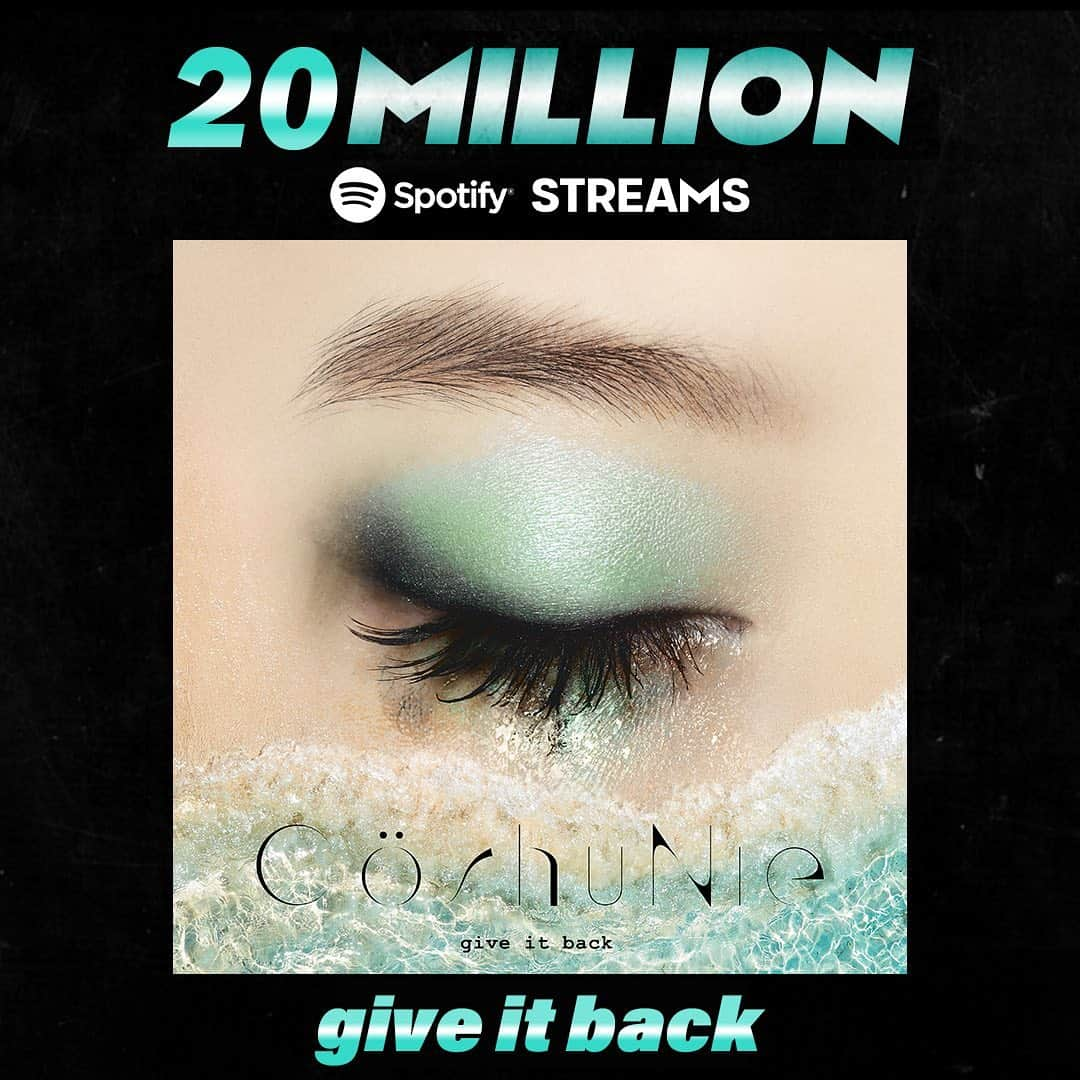 Cö shu Nieさんのインスタグラム写真 - (Cö shu NieInstagram)「20 million @spotify streams on #giveitback ♡ #jujutsukaisen ending theme song! Thank you everyone listening!  ㊗️Spotify "give it back" 20,000,000再生突破🎉 @spotifyjp #coshunie #giveitback #呪術廻戦」6月10日 21時01分 - coshunie_official