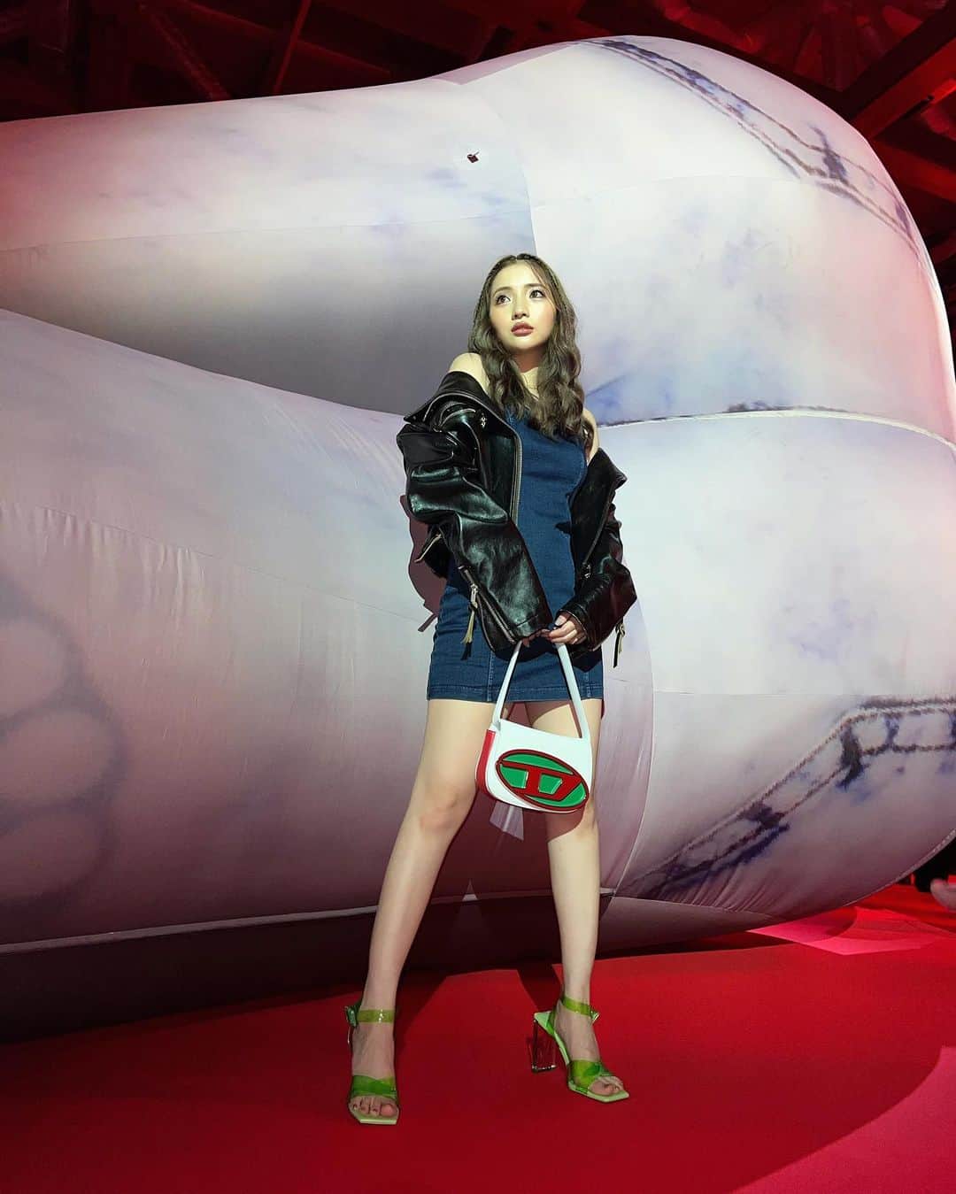南りほのインスタグラム：「@diesel ❤️❤️‍🔥❤️‍🩹 #DieselFW22 #ForSuccessfulLiving」