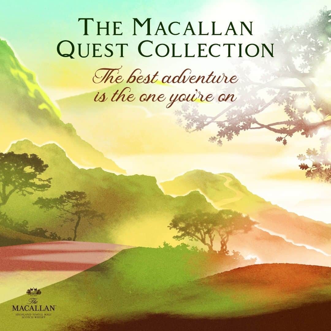 The Macallanのインスタグラム：「A whole new world to explore. The Macallan Quest Collection reflects our continuous pursuit of discovering the best casks, flavours and aromas – with our journey taking us across continents, cultures and terrains.  Please savour The Macallan responsibly. #TheMacallan #TheMacallanQuestCollection」