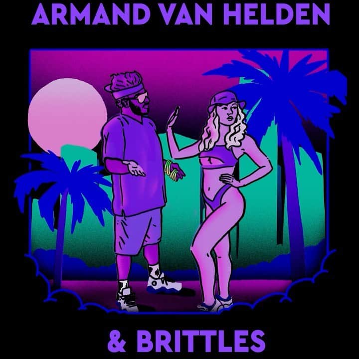 アーマンド・ヴァン・ヘルデンのインスタグラム：「Armand Van Helden & Brittles “The Promoter” out now! Link in bio. @brittlesdidit @3beatmusic」