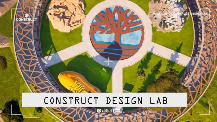 ティンバーランドのインスタグラム：「Timberland® CONSTRUCT: 10061 and Epic Games’ Unreal Engine presents the Timberland Parkour Trails.  Overcome harsh terrains in the forest, mountains and desert biomes, discover one-of-a-kind Metaboot creations, and get the samples back to the design lab. 🥾  Join the experience.  MAP CODE: 4313-0063-0736」