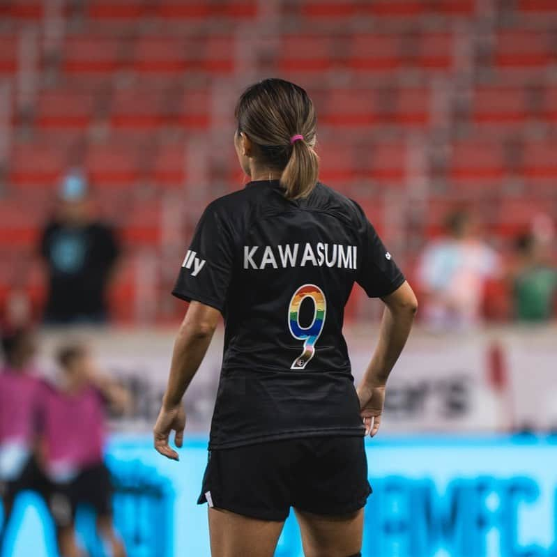 川澄奈穂美さんのインスタグラム写真 - (川澄奈穂美Instagram)「💙GAME DAY🖤 ▽ ⚽️NWSL2022 -WK7🏆 🇺🇸6月11日(土)20:30ET K.O. 🇯🇵6月12日(日)09:30K.O. 🆚Kansas City Current  🏟Children’s Mercy Park(Kansas City,Kansas) ▽ 🖥ライブ配信 🇺🇸🇯🇵🌐➡️watch live on Twitch  https://twitch.tv/nwslofficial4   【Twitch】アプリ内で【nwslofficial4】と検索。【スケジュール】から【KC vs. NJNY】をクリックで観られます🙆🏻‍♀️ ▽ ℹ️試合情報 https://www.nwslsoccer.com/game/kansas-city-current-vs-nj-ny-gotham-fc-2022-06-11/latest ▽ 暑いです☀️ 熱い試合します❗️ 応援よろしくお願いします🔥🔥🔥」6月12日 0時50分 - naho_kawasumi_9