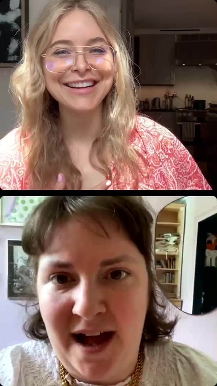 ジェニー・モレンのインスタグラム：「Had the absolute pleasure of talking toxic female friendships and the psychological evolution of Bachelor Nation with the one and only @lenadunham」