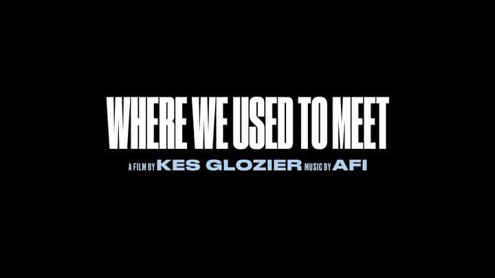 AFIのインスタグラム：「For those of you who missed our screening and live stream event last September, we will be premiering our short film “Where We Used To Meet” directed by @KesGlozier on YouTube tomorrow at 12PM Pacific. Link in bio to set a reminder.」