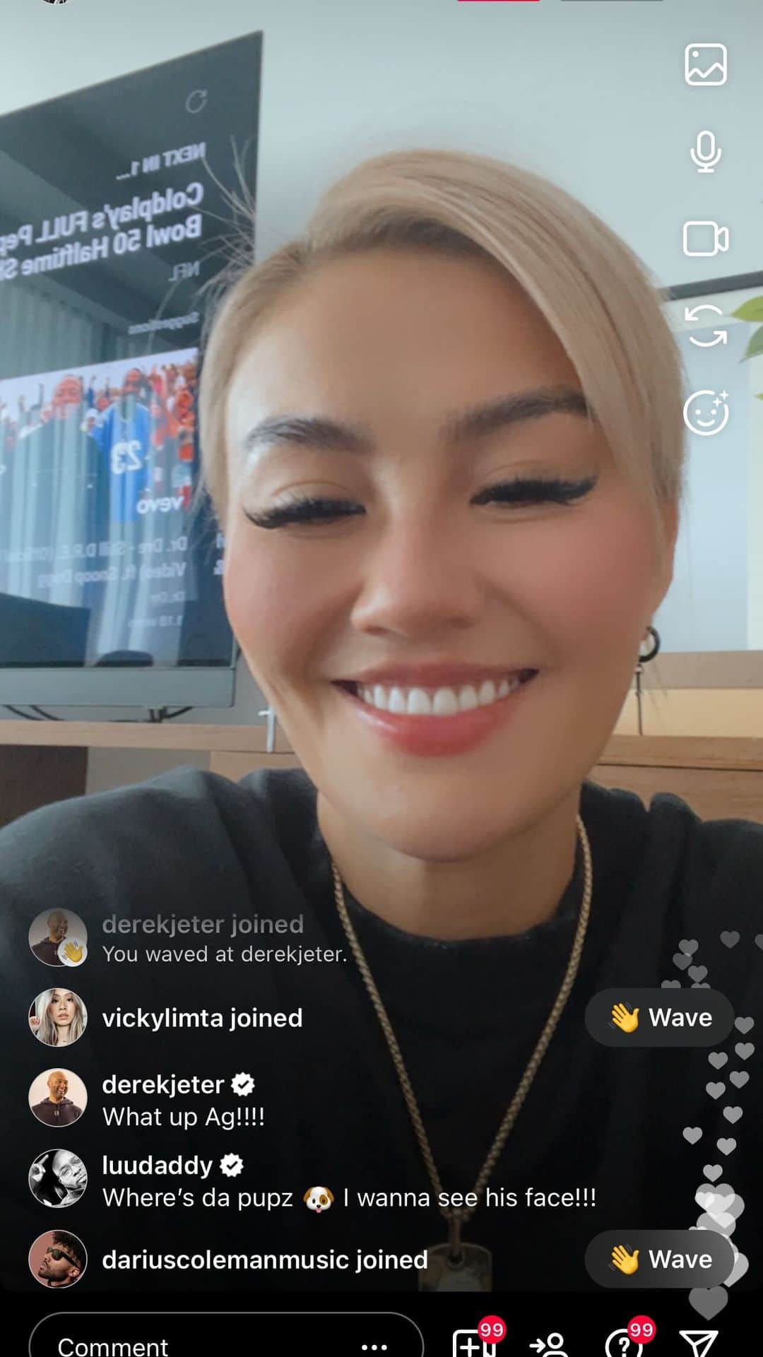アグネス・モニカのインスタグラム：「Love yaaaaall!!!  #AGNEZMO」