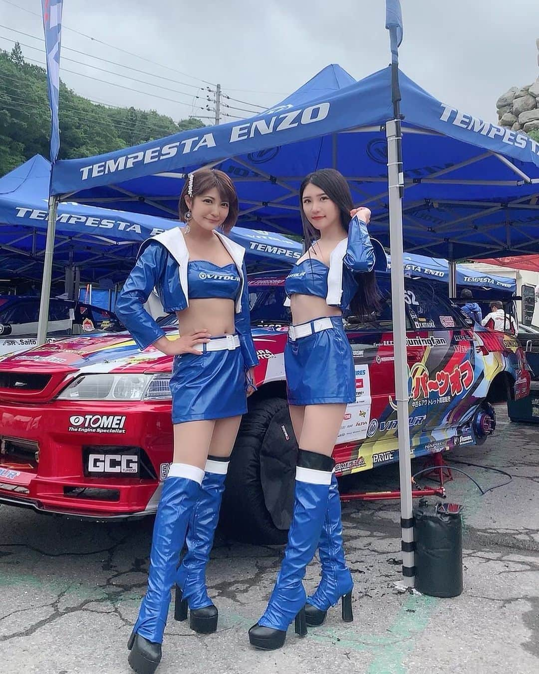 今村知可さんのインスタグラム写真 - (今村知可Instagram)「北岡選手❤️ ベスト4進出❣️  #vitourtire #d1gp #drift #レースクイーン #キャンギャル #イメージガール #ドリフト好きな人と繋がりたい #車好きと繋がりたい #japanesecargirl #japanesegirl #asianmodel #asiangirls #レース好きな人と繋がりたい #insta #instagood #followforfollowback #フォロワー募集中」6月12日 16時29分 - chikalanguage