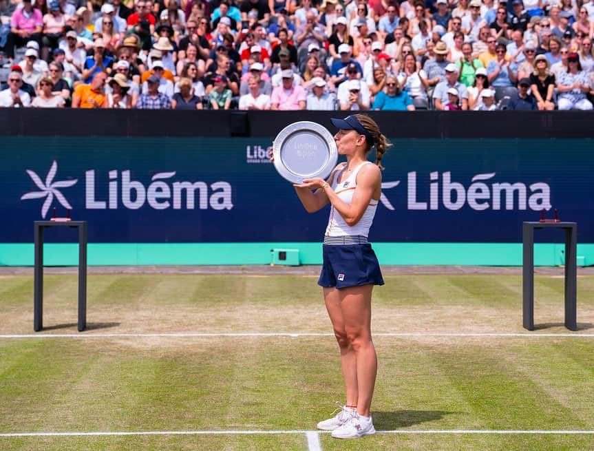 エカテリーナ・アレクサンドロワのインスタグラム：「It was an amazing week here, thank you @libemaopen 🍀🏆 /// Это была незабываемая неделя, спасибо @libemaopen 🍀🏆」