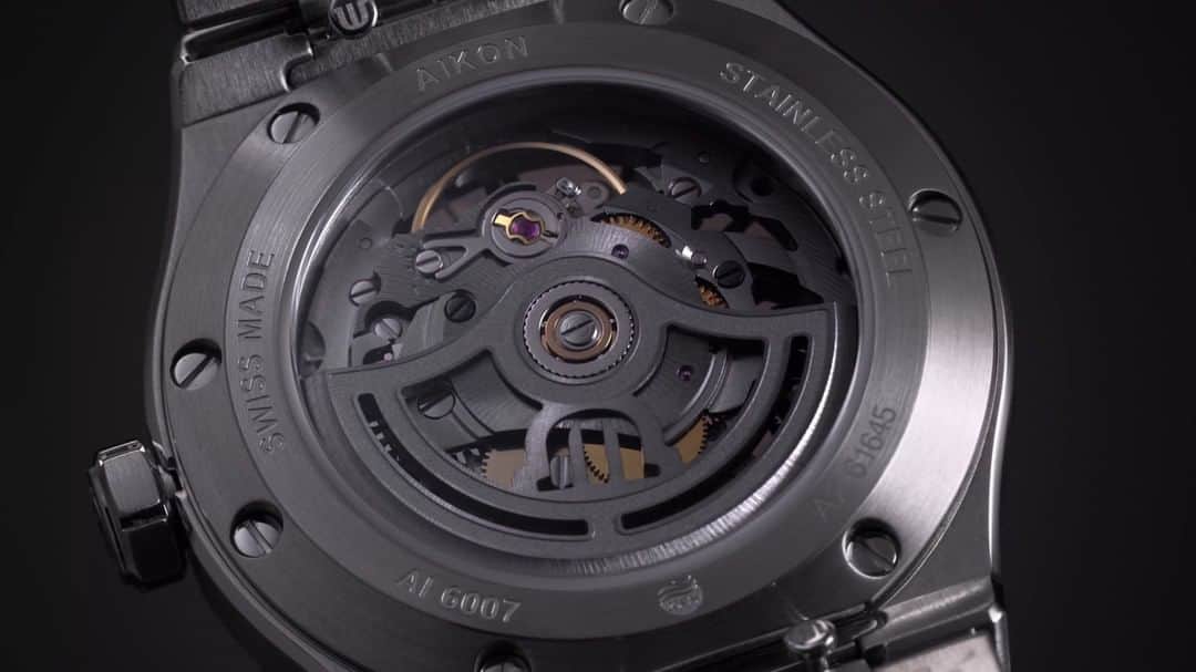 のインスタグラム：「Discover the new #AIKON Automatic Skeleton, inspired by urban architecture. Are you ready for your next adventure?  #BeYourAIKON #YourTimeIsNow」