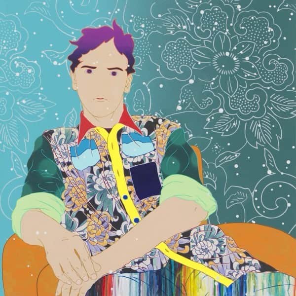 松山智一のインスタグラム：「Release info: 6/14 10am ( HK time ), tomorrow. My first NFT drop with @sothebys  #sothebysmetaverse goes live https://metaverse.sothebys.com/matsuyama-harmless-charm ————————————- 初の試みとなるNFTデジタルアート作品9点が明日６月１４日(午前10時香港時間)サザビーズ• メタバース上にてリリース。詳細は下記 https://metaverse.sothebys.com/matsuyama-harmless-charm」